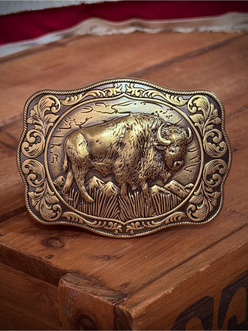 American Bison Belt Buckle